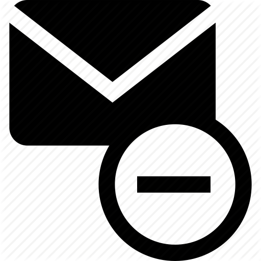 Email, Message, Negative Icon