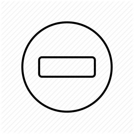 Less, Minus, Minus Sign, Minus Symbol, Negative Icon