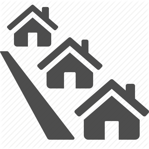 House, Neighborhood, Neighbourhood, Real Estate, Street Icon