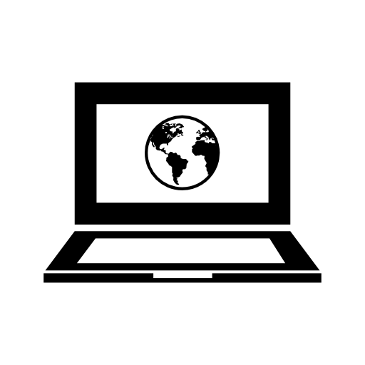 Earth Icon On Computer Download Free Icons