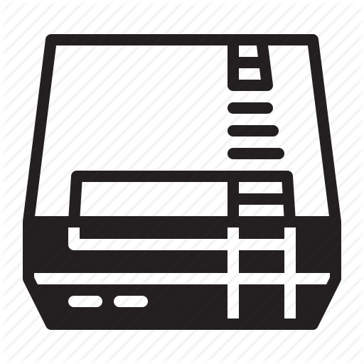 Console, Gaming, Nes, Nintendo, Retro, Vintage Icon