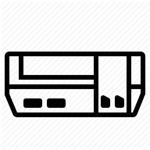 Console, Line, Nes, Nintendo, Video Games Icon
