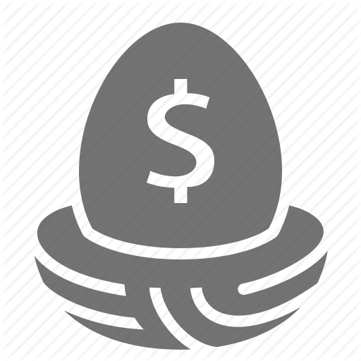 Dollar, Egg, Fund, Money, Nest, Retirement, Savings Icon