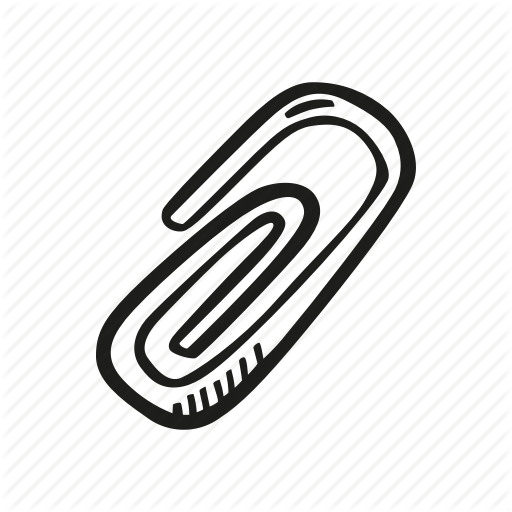 Attachment, Clip, Document, File, Folder, Paper Icon