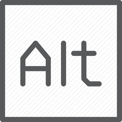 Alt, Box, Key, Keyboard, Press, Shortcut, Square Icon