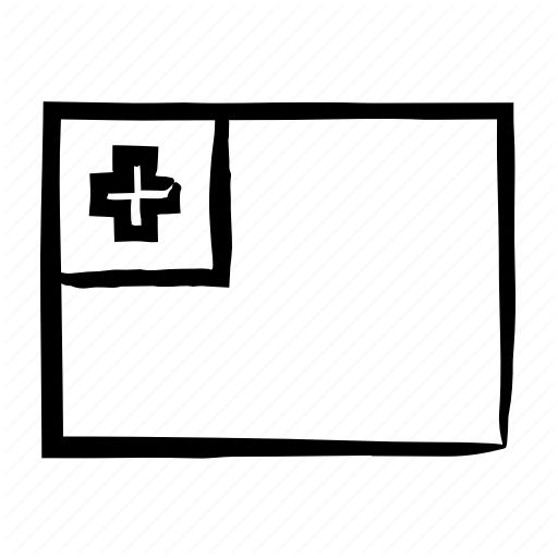 Drawn, Flag, Flags, Hand, Sketch, Tonga, Tonga Flag Icon