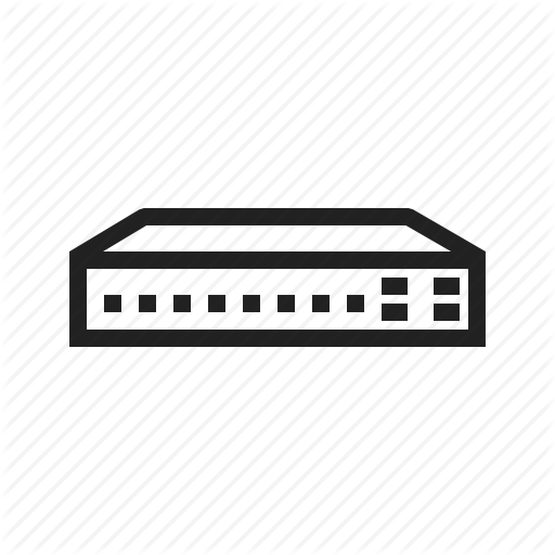 Computer, Ethernet, Hub, Internet, Network, Port, Switch Icon