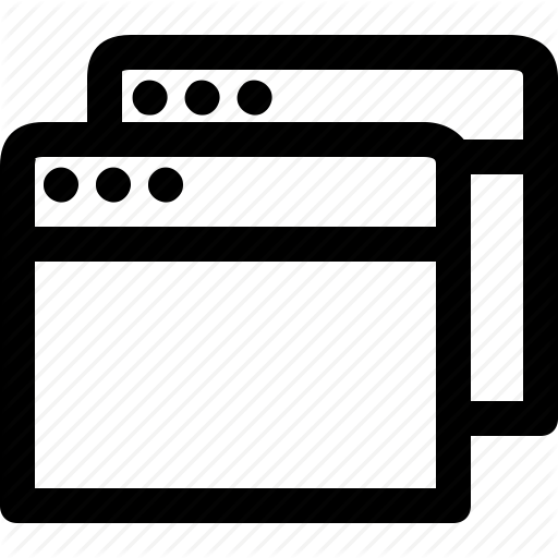 Browser, Communication, Duplicate, Internet, Multiple, Windows Icon