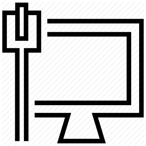 Cable, Internet, Monitor, Network, Pc Icon