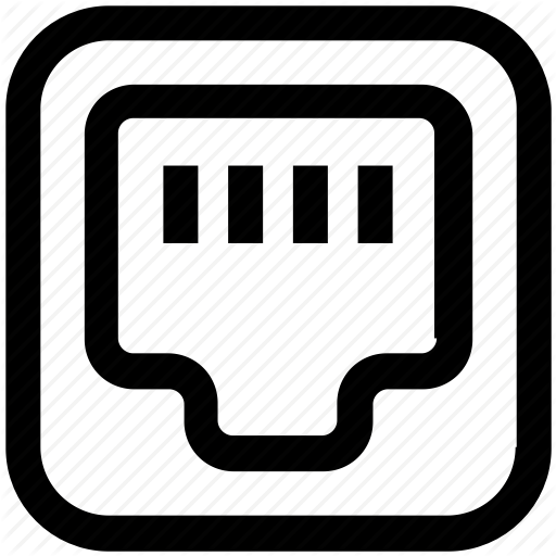 Cable, Connection, Ethernet, Internet, Network, Port, Telephone Icon