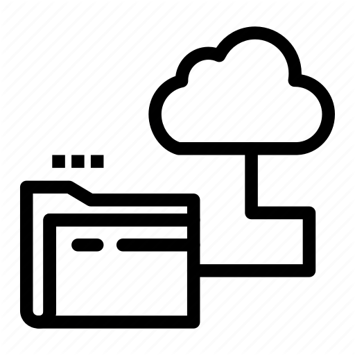 Cloud, Data, File, Folder, Network, Storage Icon