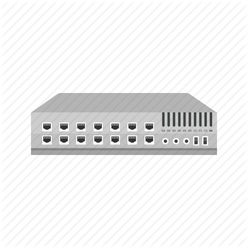 Computer, Ethernet, Hub, Internet, Network, Port, Switch Icon