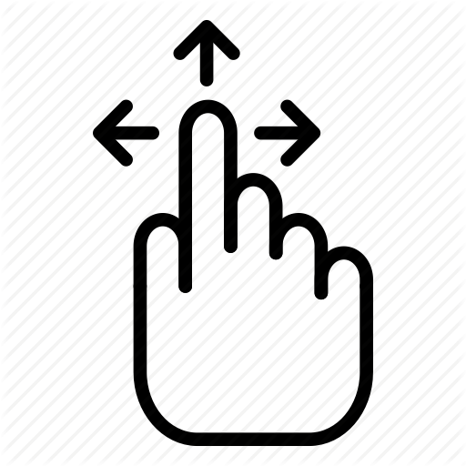 Hand, Press, Swipe, Tap, Touch Icon