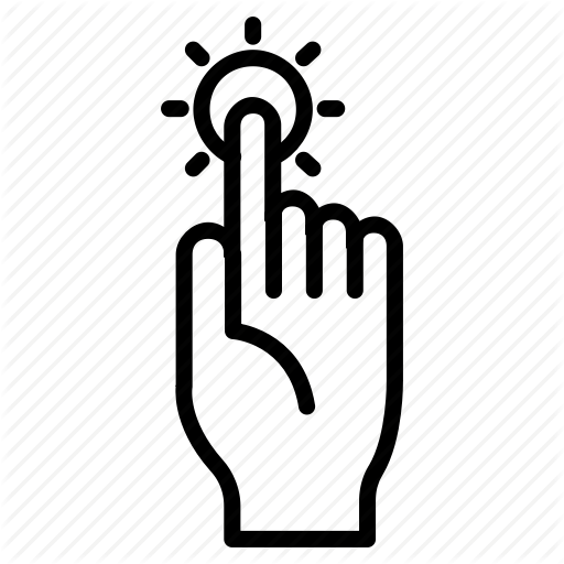 Cursor, Hand, Pointer, Screen, Tap, Touch, Touchscreen Icon Icon