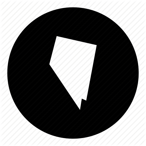 American, Location, Map, Nevada, State Icon