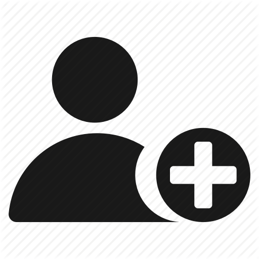 Account, Add, Contact, Create, Friend, New Icon