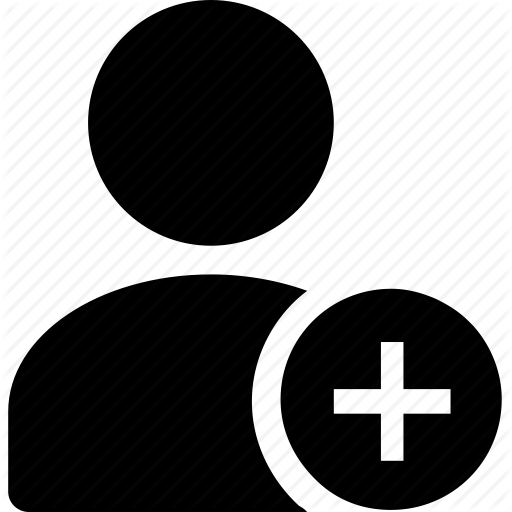Account, Add, Create, Member, New, Register, User Icon