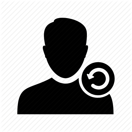 Backup, Client, Male, New, Refresh, Reload, User Icon