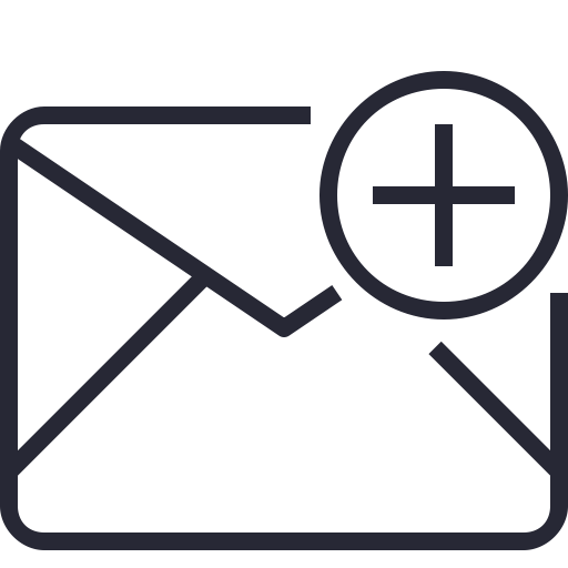 Email, Add, New, Insert, Envelope Icon Free Of Email Icons