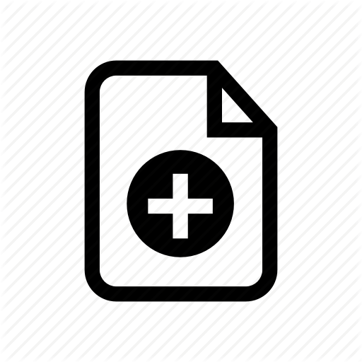 Add, Add File, Create File, File, Add, New File, Upload Icon