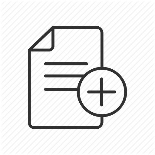 Add Document, Add File, Add Report, New Document, New File, New