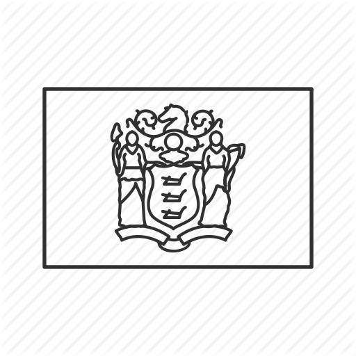 America, Flag, New Jersey, State, State Flag, State Symbol, Usa Icon