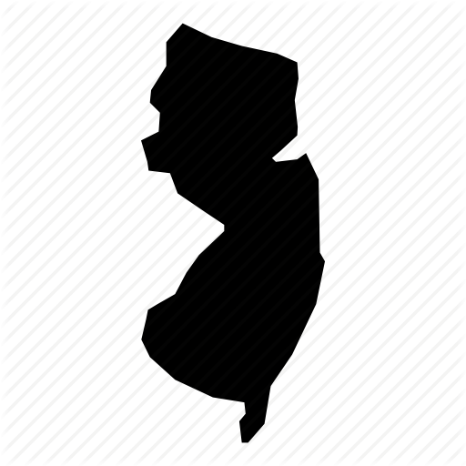 American, Location, Map, Navigation, New Jersey, State, United