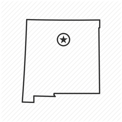 American State, Capital, Geography, Map, New Mex Santa Fe