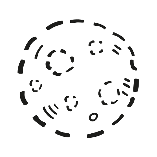 Moon, New, Moon Icon Free Of Space