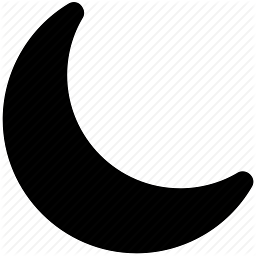 Crescent, New Moon, Night, Night Moon, Weather Icon