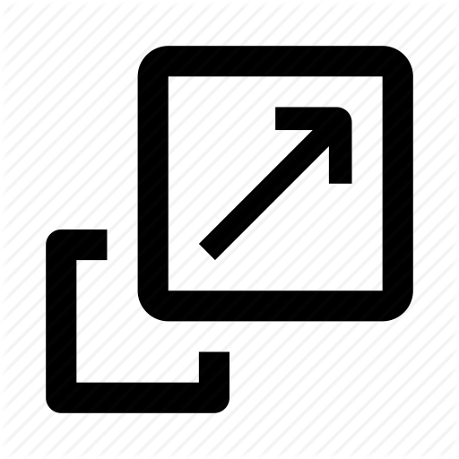 Arrow, Enlargement, Interface, New Tab, Object Icon