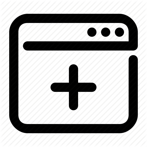 Add, Browser, New, Window Icon