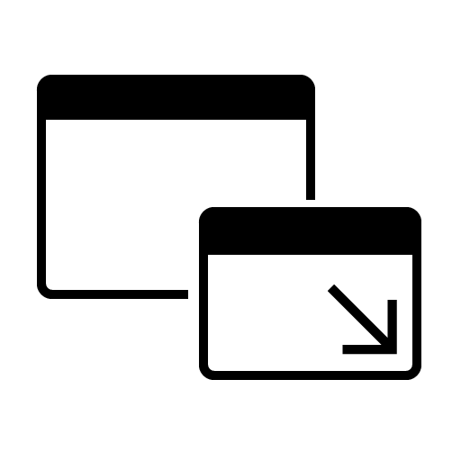 Pop Up Window Icon Free Icons Download