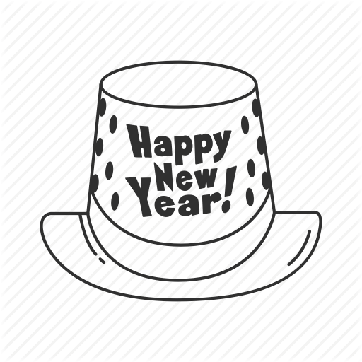 Happy New Year Hat Transparent Png Clipart Free Download