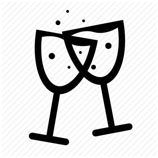 Celebrate, Champagne, Cheers, New Years Eve, Party, Wine Icon