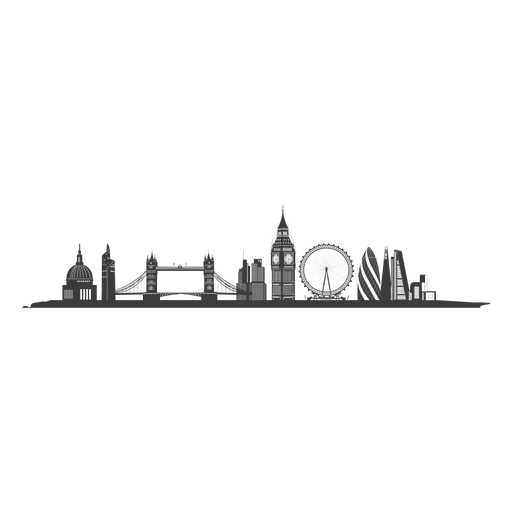 London Skyline Silhouette