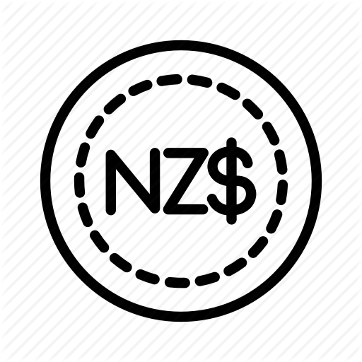 Cash, Coin, Currency, Dollar, Money, New, Zealand Icon