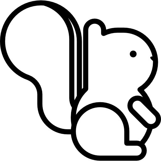 Squirrel, Foamy Icon