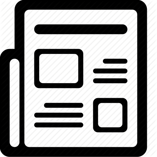 Article, Blog, Feed, News, Newspaper, Press, Report Icon