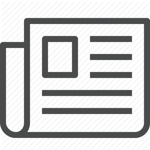 Feed, Media, News, Newsfeed, Newsletter, Newspaper Icon