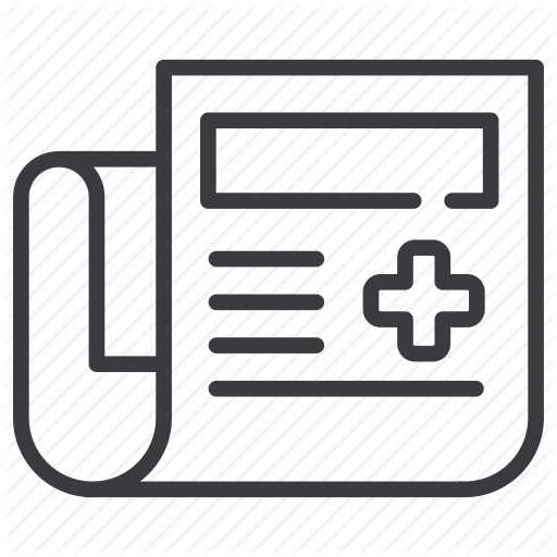 Healthcare, Medical Journal, Medical News Icon