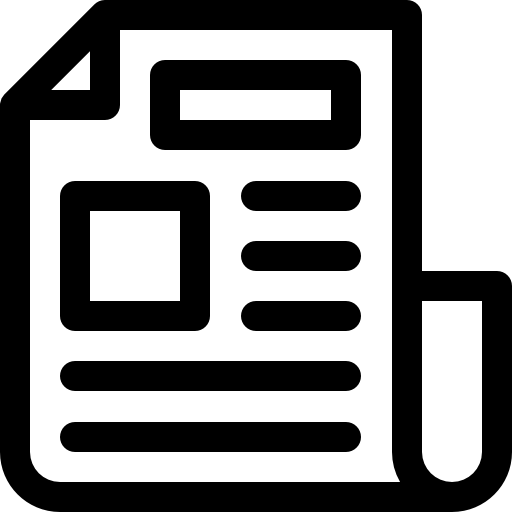 Newspaper Icon Ui Interface Freepik