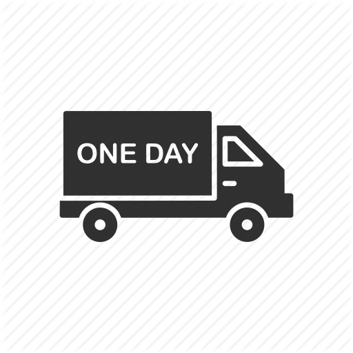 Delivery, One Day, One Day Delivery, Shipping Icon