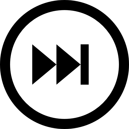 Next Step With Circular Multimedia Button Icons Free Download