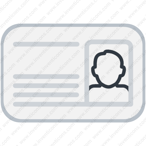 Download Id,card,man,card,id Card Icon Inventicons