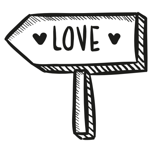Love Road Sign Icon Download Free Icons