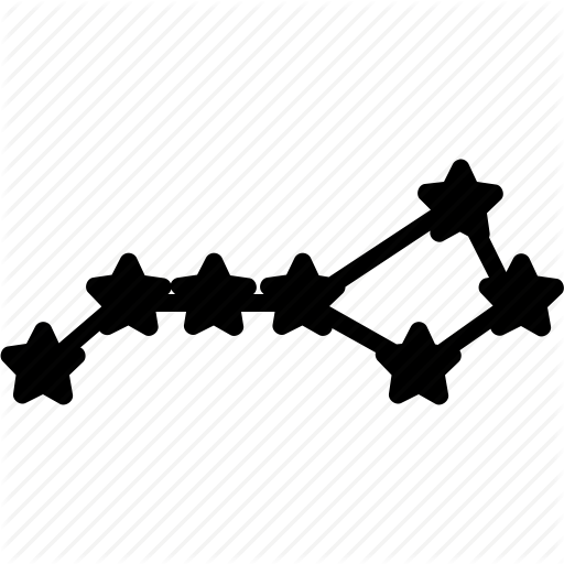 Astrology, Galaxy, Pattern, Saptrishi, Shape, Space, Star Icon