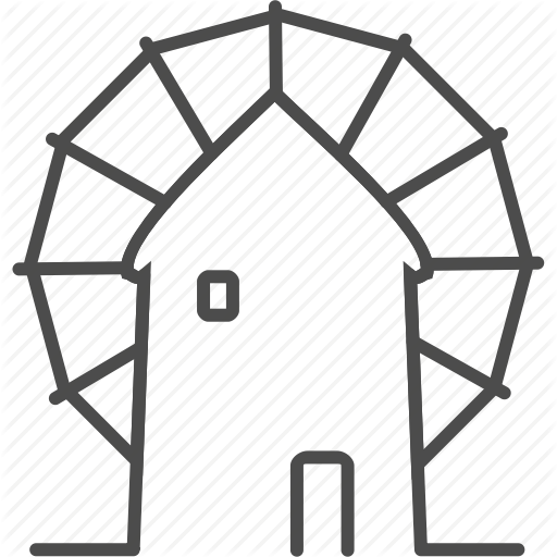 Greece, Greek, Mykonos, Santorini, Windmill Icon