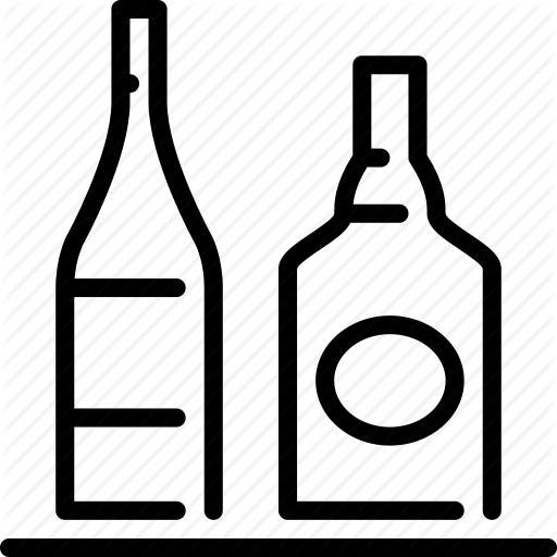 Alcohol, Bar, Bottles, Drink, Nightlife, Pub Icon
