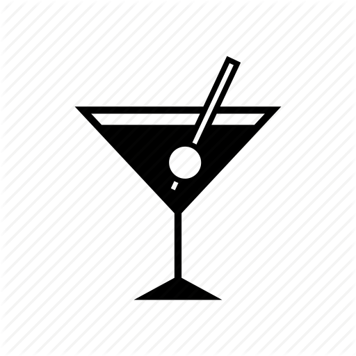 Alcohol, Cocktail, Glass, Martini, Nightlife, Party, Wine Icon